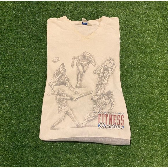 Vintage Gear For Sport Summer of Fitness Mannheim Germany long sleeve t-shirt XL - Picture 1 of 13